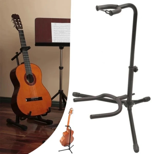 Support de guitare Vertical pliable et réglable